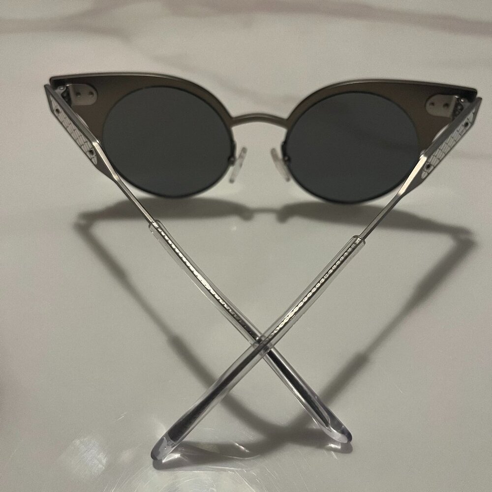 Bottega Veneta BV15 Limited Edition 297/300 Sterling Silver Titanium Sunglasses - Picture 8 of 10